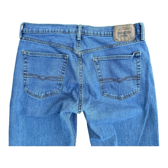Denizen from Levi's Men's Blue 285 Relaxed Denim Jeans 36x30 - Picture 9 of 13
